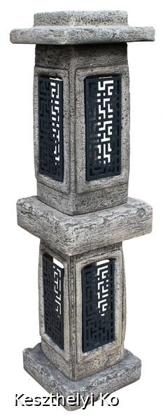 kerti lámpa,beton lámpa,kőlámpa,díszlámpa,japán kerti kő lámpa,japán lámpa